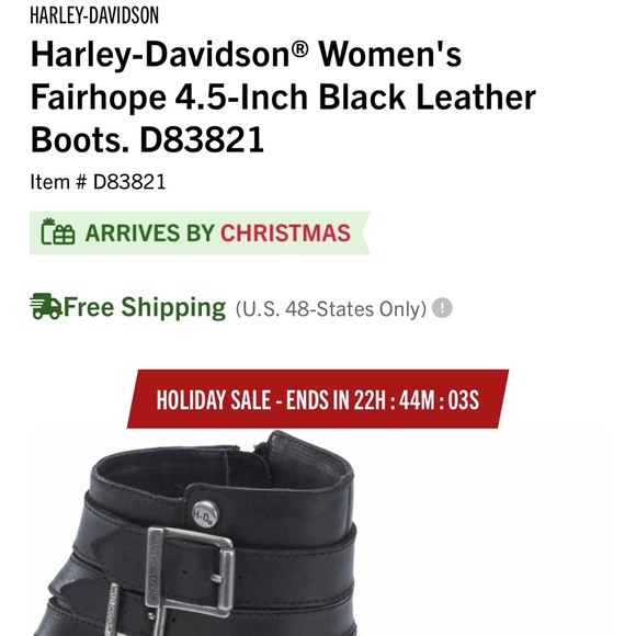 Harley Davidson heel ankle boots - Picture 10 of 11